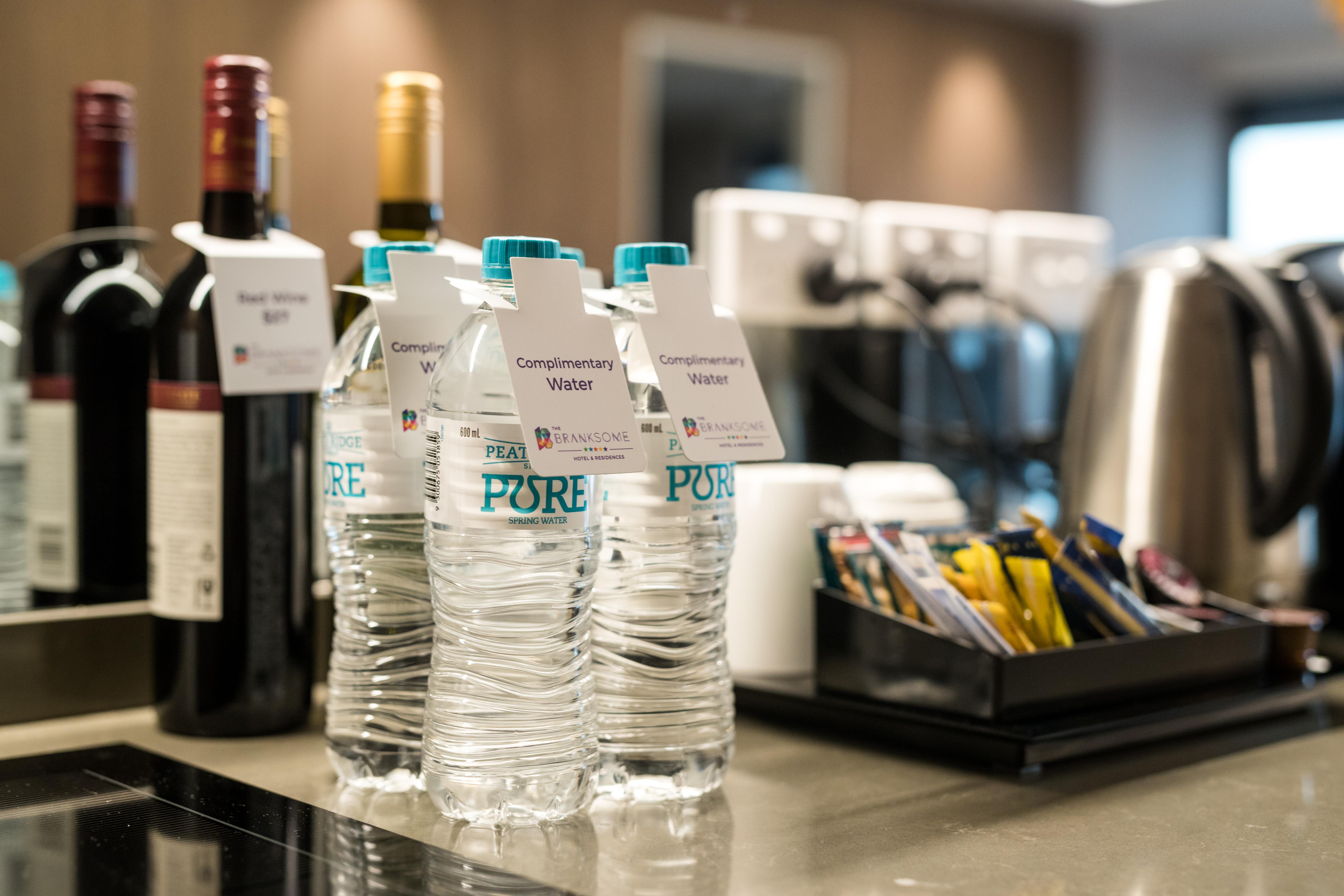 The Branksome Hotel & Residences Sydney Exterior foto Pure water bottles